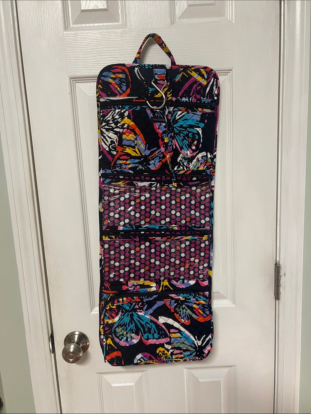 NWT Vera Bradley Hanging Travel Organizer In Butterfly Flutter